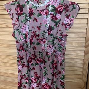 Flower flowy shirt